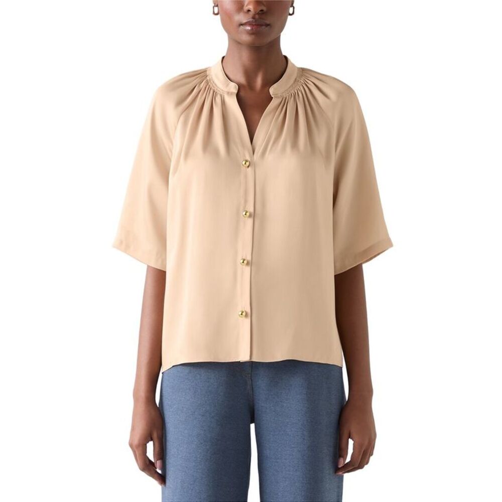 Lk Bennett Womens  Amber Top, Beige